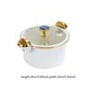7L Cooking Pot for Food Preparation And Steaming Rice Noodles with Lid