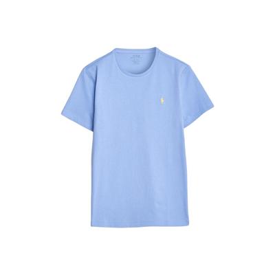 Camiseta de Manga Corta Polo Cuello Redondo Pony Bordado Hombre Tops Azul 710865767-018
