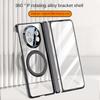 For Huawei Mate X3 X5 X6 360° Swivel Alloy Bracket Magnetic & Bracket & Ring 3-in-1 Tempered Glass Film Anti-Drop Phone Case