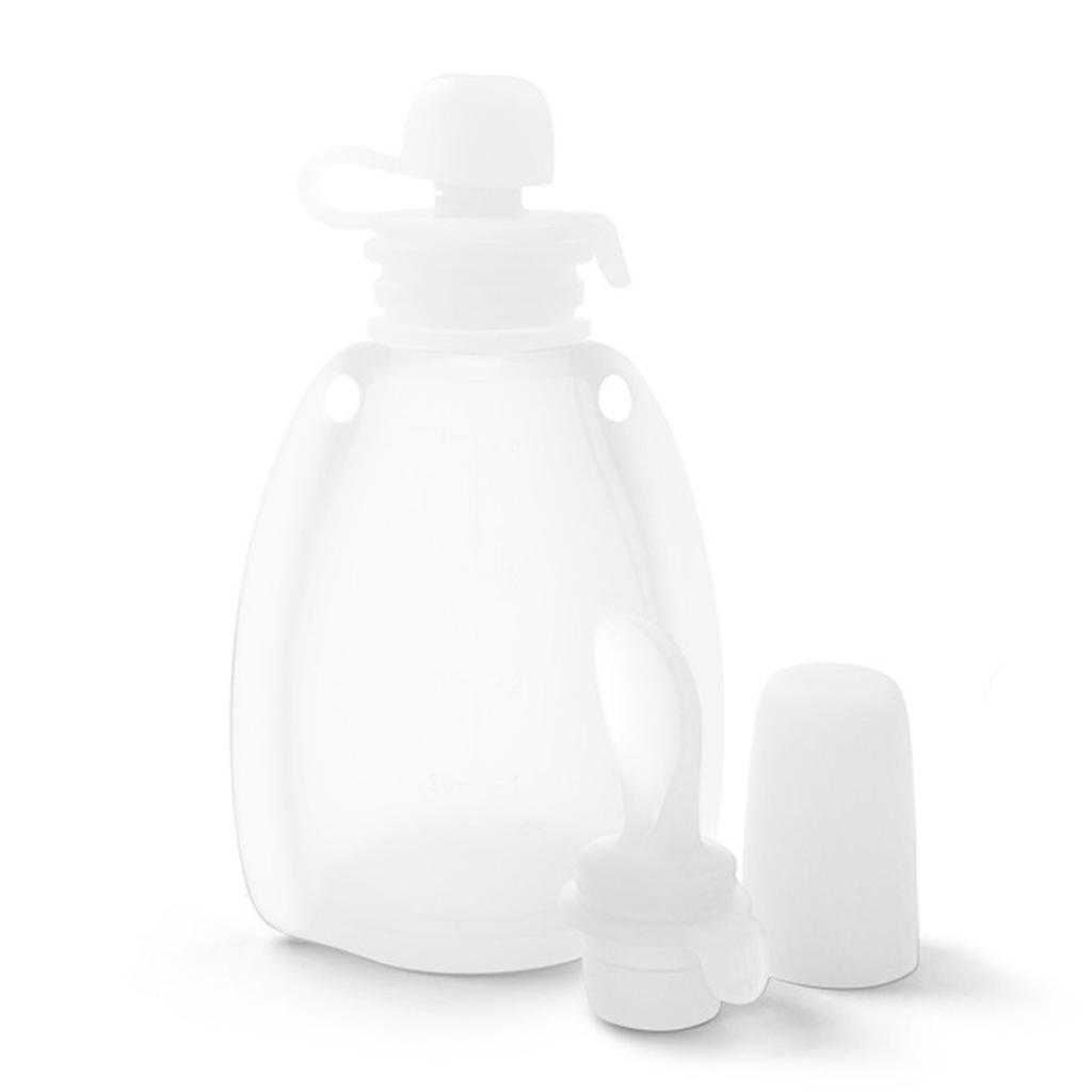 Reusable Baby Food Pouch Non BPA 120ml Large Capacity For Babies Toddlers Organizer