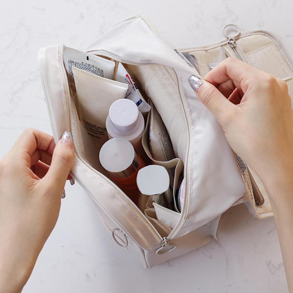 Travel Makeup Bags Waterproof Folding Dry and Wet Separation Toiletry Bag Cosmetic Storage Bag Large Capacity Cosmetic Bag