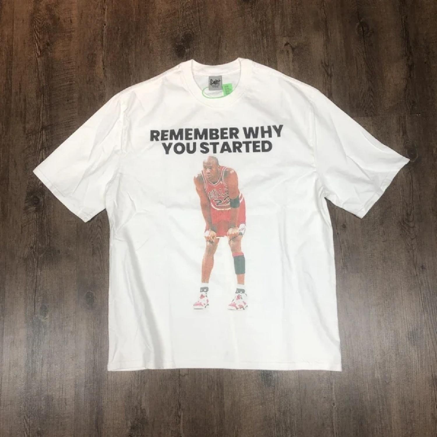 

SAINT OF MICHAEL Fashion American Style Basketball Graphics Printed Cotton Vintage Tee Summer Tops Loose Oversized T Shirt Men XXXXXL білий