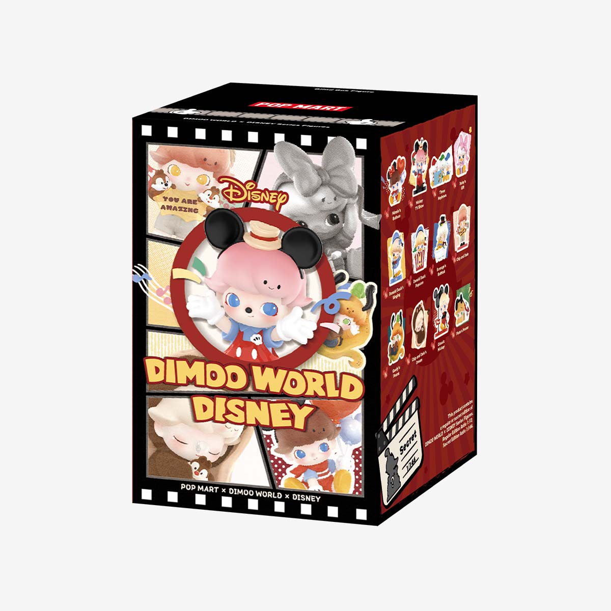 

POP MART DIMOO WORLD × DISNEY Серия Фигурок Блайнд Бокс (Одинарная упаковка / Набор из 12 штук)