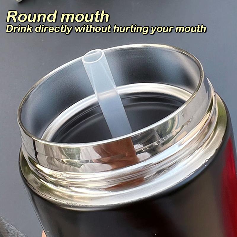 Suction Nozzle Sports Kettle Stainless Steel Thermos Cup Portable Suction Cup