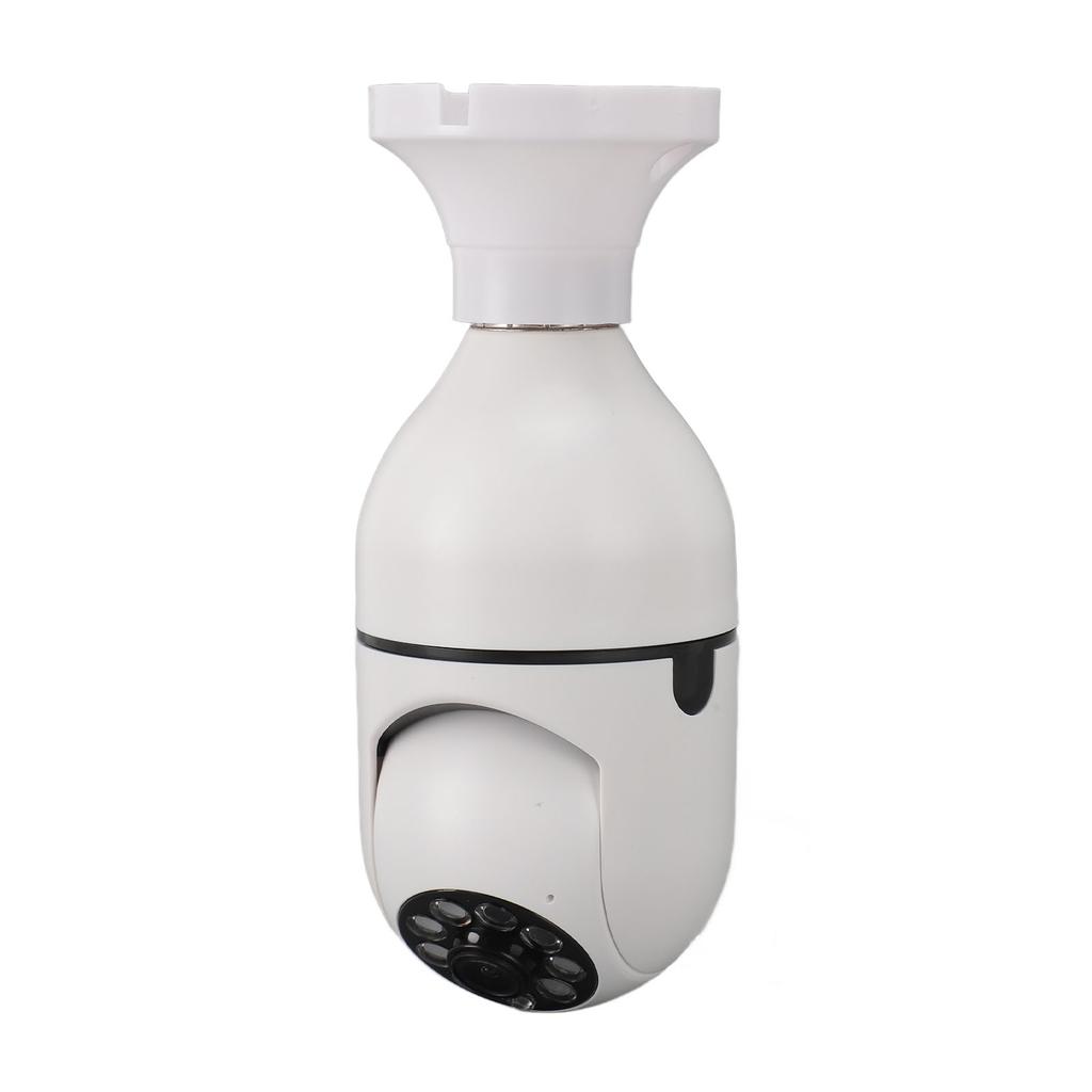 3MP Light Bulb Security Camera Night Vision Motion Detection Wireless 360 Degree 5G 2.4 GHz WiFi