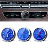 Car Interior Clock Auto Watch Thermometer Hygrometer Blue for Home Automobiles  Decoration Ornament Accessories