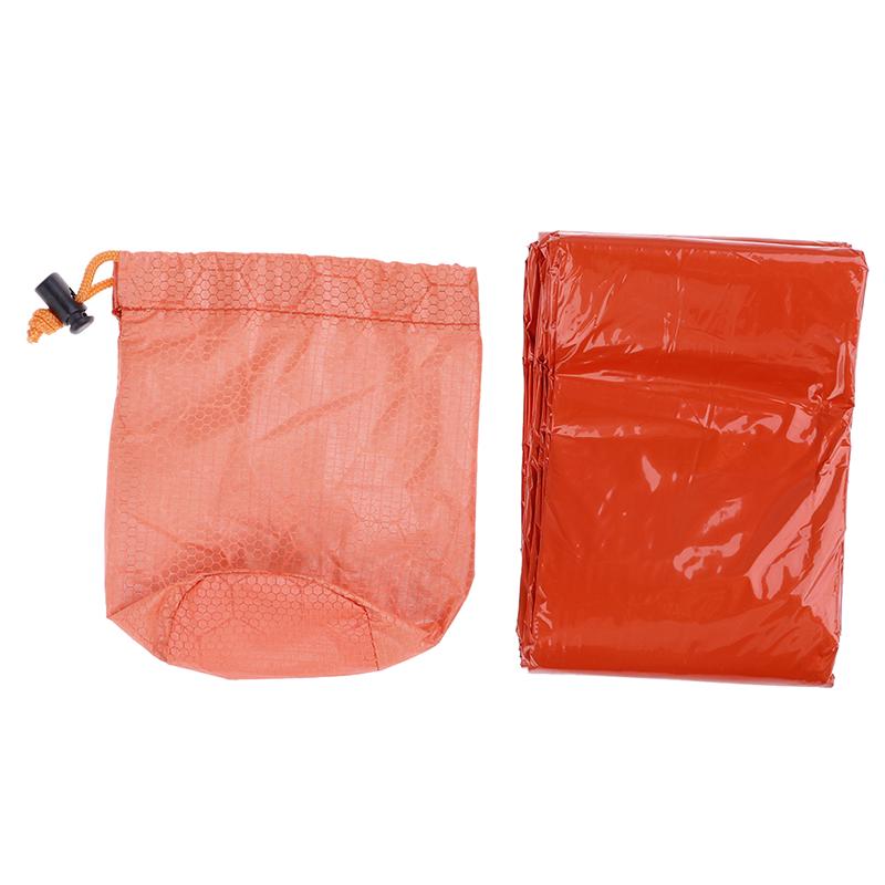 1Pc Storage Bag Emergency First Aid Sleeping Bag Pe Film Tent