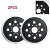 2pcs Sanding Pad For Bosch Backing Pad 5inch/125mm 8 Holes Sanding Pad Hook And Loop GEX125-1AE PEX220 PEX 220AE