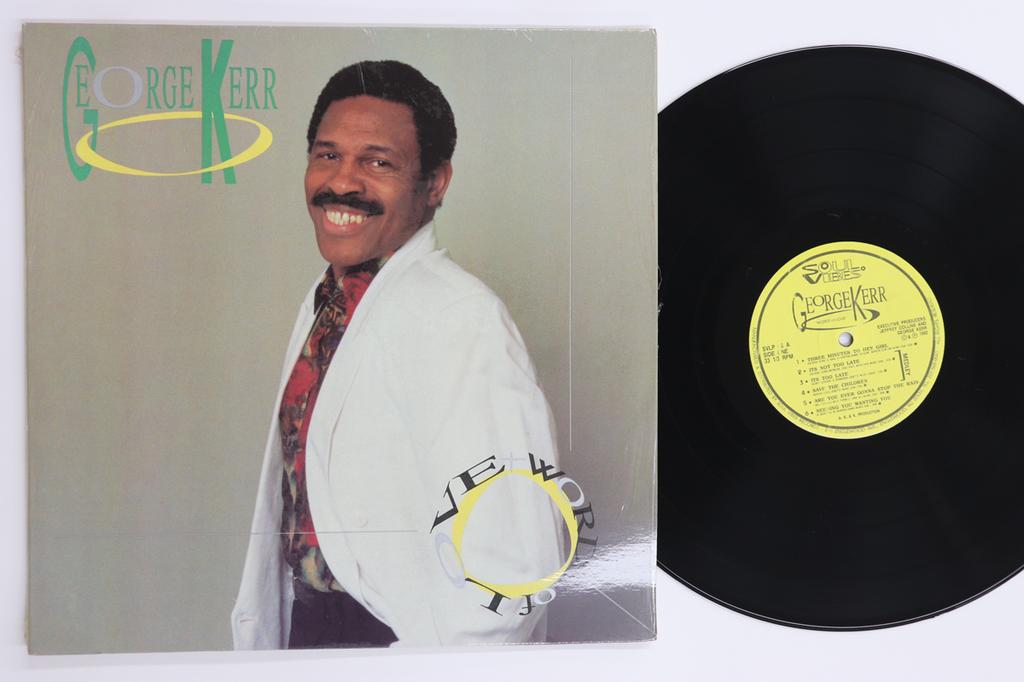 LP Record GEORGE KERR - Words Of Love SVLP06 SOUL VIBES 1992 UK Soul/Funk Used