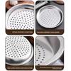 Stainless Steel Thickened Round Steaming Tray Rack Non-toxic Food Grade for Home Restaurant Steamer Use Dumpling Vegetable Steaming