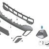 Fog Light Trim for BMW 5 Series G68 Front Bumper (Parts 51118465525, 51118465526)