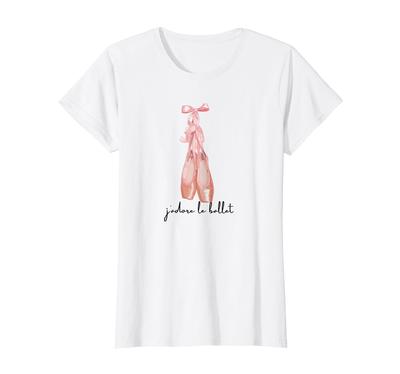 Ballet Core Girly Core Ästhetik für Mädchen le Ballet J'adore T-shirt