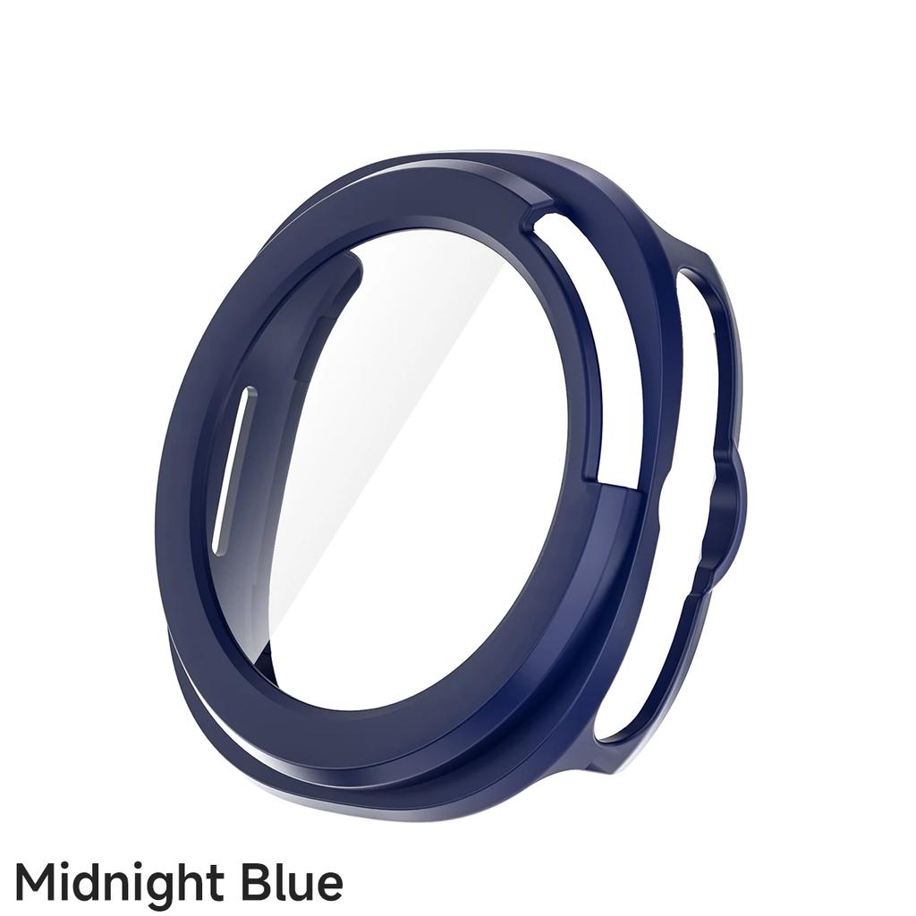 Hülle für Samsung Galaxy Watch 8 Classic Zubehör Panzerglas Displayschutz Bumper Galaxy Watch 8 Classic 46mm PC Hülle