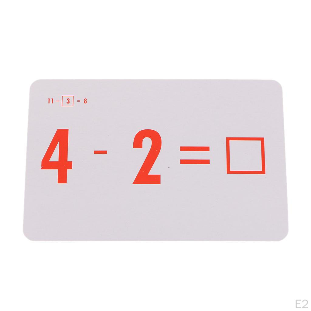 36 Math Flashcards for Elementary Classes PK 3