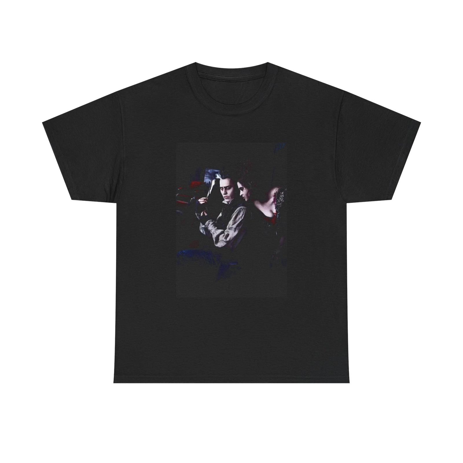 Men s and Women s T-shirts Edward Scizzor Hands L