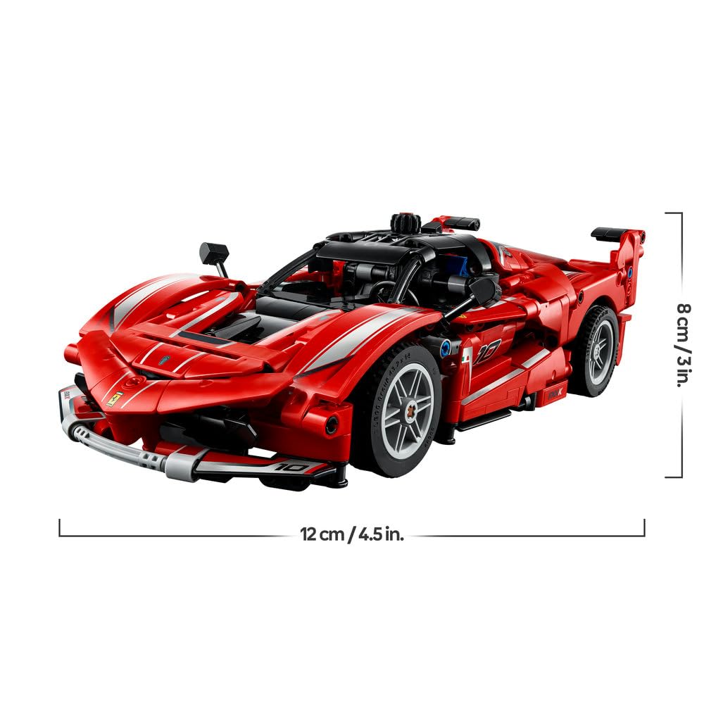 LEGO Ferrari FXX K Technic Toy Playset 42212 Vehicle Car Minifigure Gift for Boys and Girls 10-12 Years Old