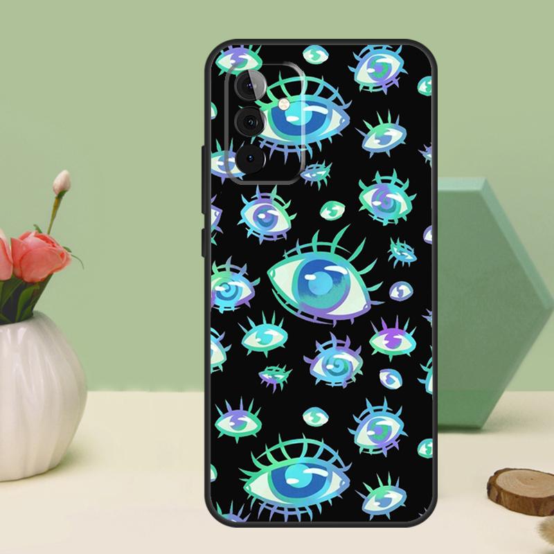 Eyes Pattern For Samsung Galaxy A36 A56 A54 A34 A14 A06 A16 A26 A12 A32 A52 A13 A33 A53 A15 A35 A55 Case