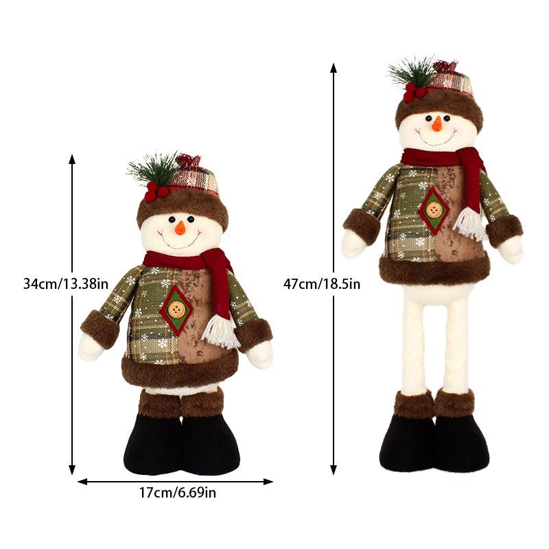 

Christmas Dolls, Telescopic Santa Claus, Snowman, Elk, Christmas Decorations, Christmas Atmosphere Decorations