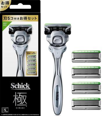 Schick KIWAMI Sensitive Skin Combo Pack 4 Ersatzrasierer (Halter (mit Klinge) + Klingen)