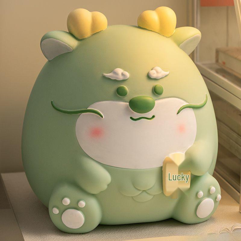 Dudu Pig Kids' Cartoon Piggy Bank - Durable Ornament & Savings Jar