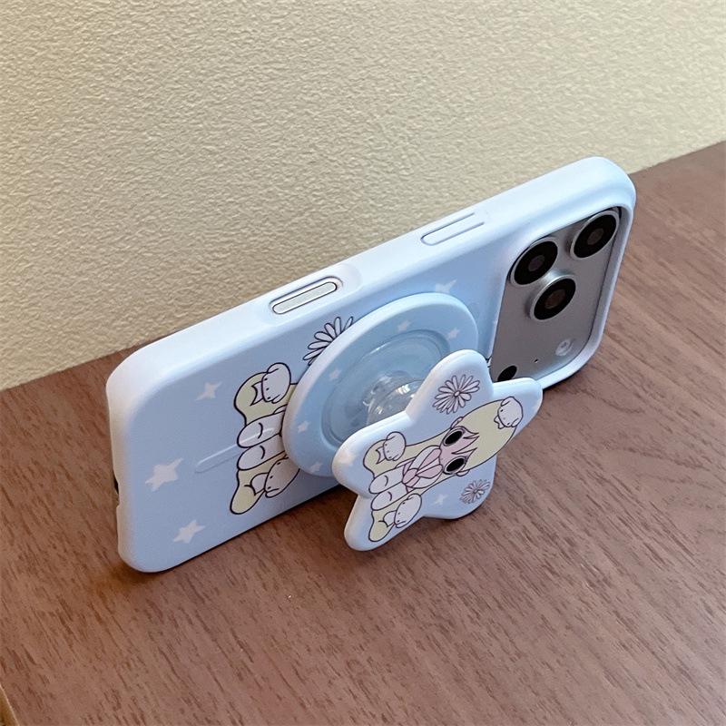 

Big Head Dog Xiaoyu Magnetic Phone Case for iPhone 17/16 Pro Max/15 Pro - Japan Korea Star Edition iPhone 15 Pro