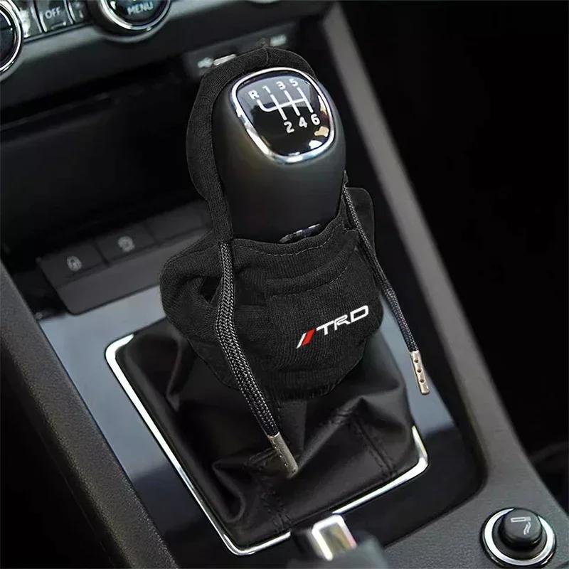 Hoodie Car Gear Car Shift Lever Cover Universal Car Gear Shift Knob For Toyota TRD Corolla Auris Yaris Rav4 CHR Camry 40 prius