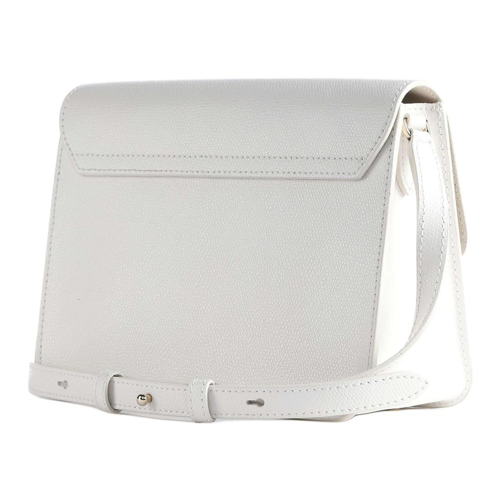 New Furla Metropolis Collection Calfskin Small Square Bag, Crossbody Bag, Shoulder Bag Small Women's Pure White WB00244-ARE000-01B00
