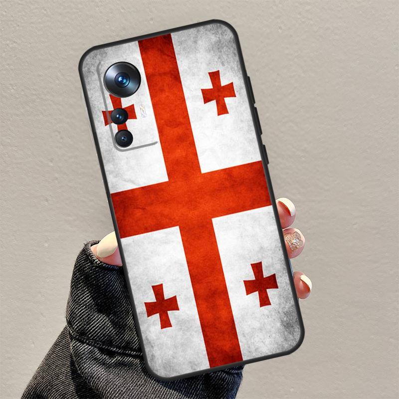 Georgia Flag Case For Xiaomi 13 Ultra 11T 12T Pro 12 Lite 12X POCO X3 X5 F5 Pro M6 M5 F4 X4 GT F3 Coque