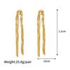 2025 Knotted Long Tassel Chain Earrings for Women Female Exaggerate Metal Handmade Earrings Luxury Wedding Daily Jewelry Gifts