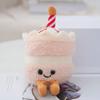 Adorable Cake Simulation Plush Pendant - Birthday Gift Doll