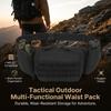 Men's Tactical-Waist Bag High-Density Nylon Fiber Outdoor Sports Durable Storage With Adjustable Strap