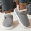 Unisex Zimowe Buty Pluszowe Ciepłe Płaskie Męskie Damskie Kapcie Domowe Puszyste Męskie Bawełniane Przytulne Buty Moda Casual Futro Pluszowe
