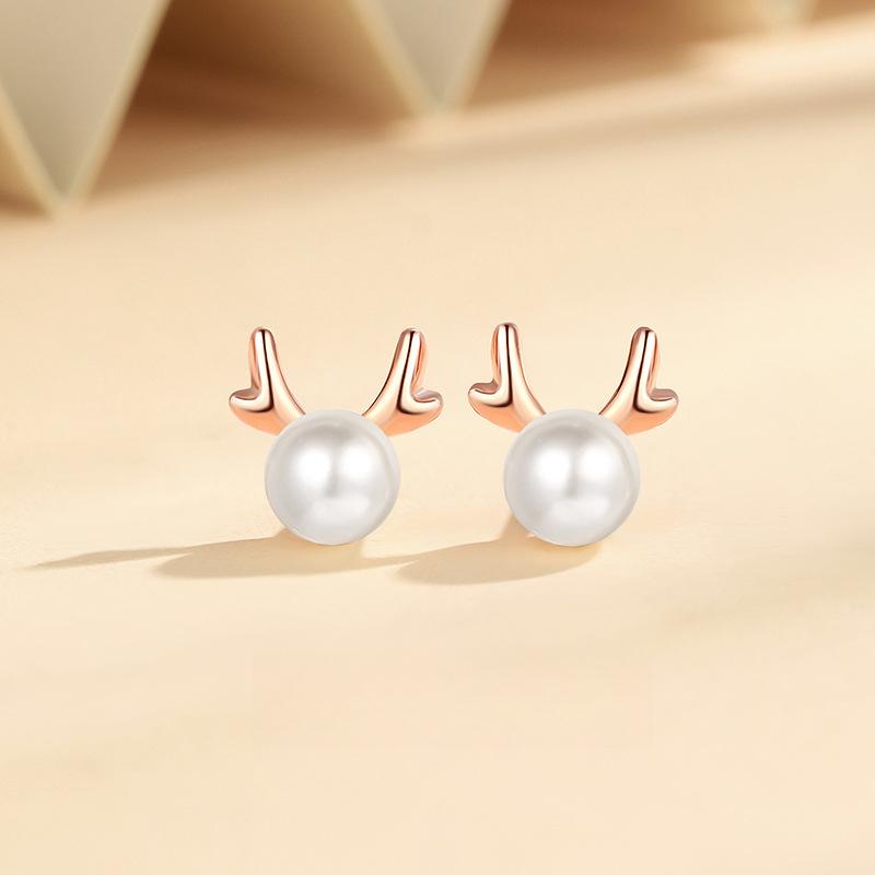 

Cute Cute Dragon Stud Earrings Women s Simple Fashion Sweet Earrings Year of The Dragon Pearl Earrings Anniversary Gift