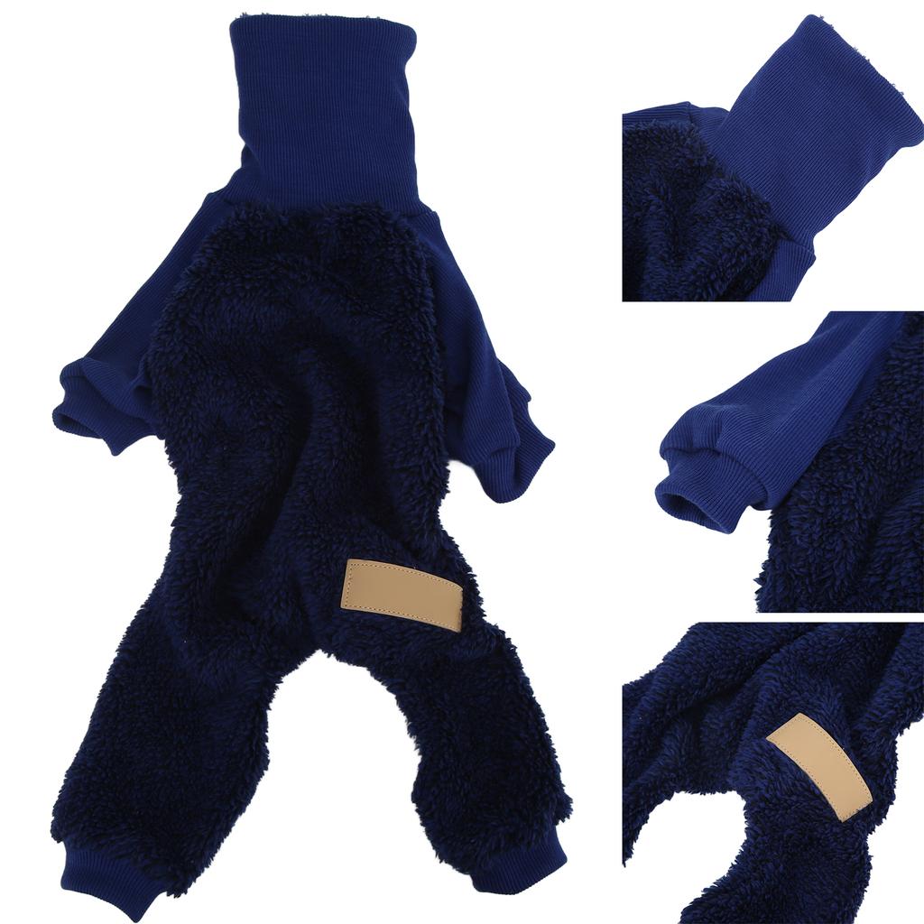 Dog Winter Sweater Thickening Classic Turtleneck Winter Warm Plush Puppy Clothing for Pet Dogs