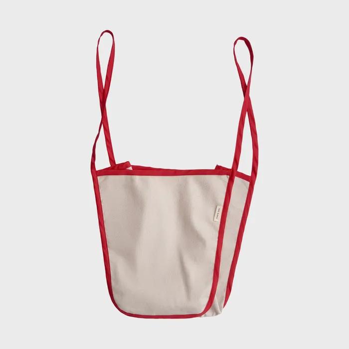 Daily Canvas Shoulder Bag (Red)