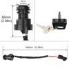 AHL Ignition Key Switch 0345-003 Compatible with Yamaha Big Bear 400 YFM400 YFM 400 2002-2004;Big Bear 400 YFM400F YFM 400F 2002-2006;Big Bear 400