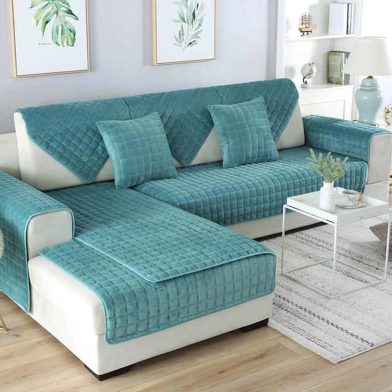 

Thick Flannel Non-Slip Sofa Cushion - Plush Autumn/Winter Cover 70*70 cm