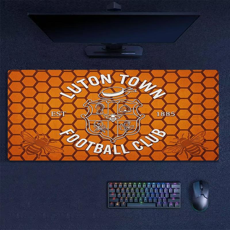 Luton Town FC Color Mouse Pad Large Gaming Table Cushion Non-slip Laptop Tablet Big Mousepad XXL Mat Mini PC Playmat With Lock Edge