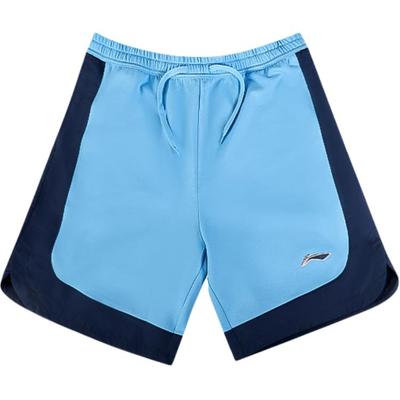 Li Ning Fashion Sport Minimalist Brand Logo Color Block Casual Shorts Men Shorts YKSU073-4