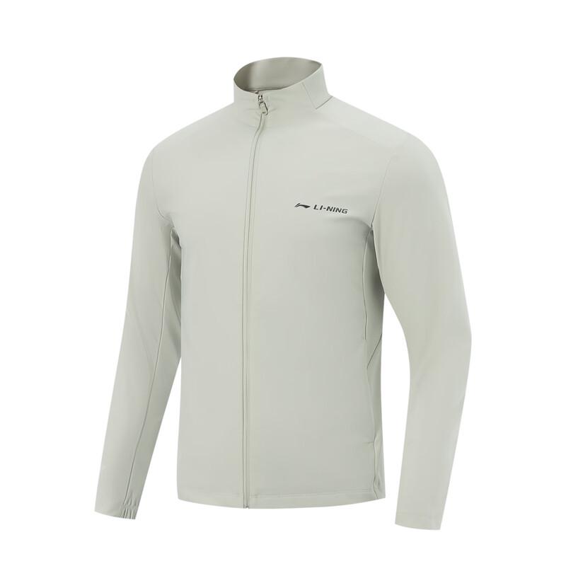 LI-NING Men s Knit Stand Collar Jacket M