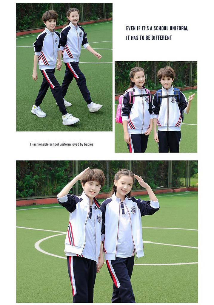 British Academy Primary School Sports Set - Spring & Autumn Uniform for Kindergarten & Class Performance