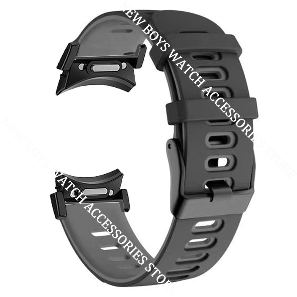 Quick Fit Silicone Strap Correa for Samsung Galaxy Watch 4/6 Classic 47mm 43mm 4/5/6 40mm 44mm No Gaps Bracelet Watch Band
