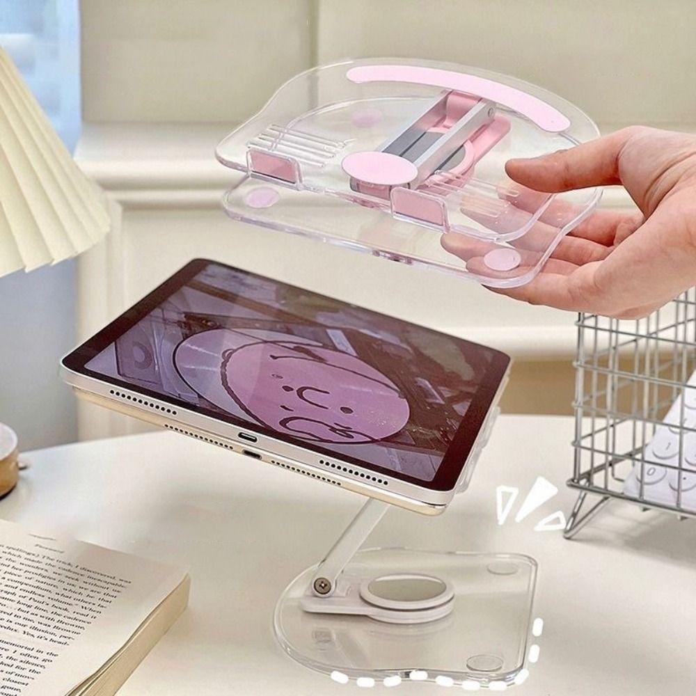 Verstellbarer Tablet-Ständer Acryl-Tischständer 2024 Halter für iPad Pro 9.7 Air 4 5 Mini 6 11