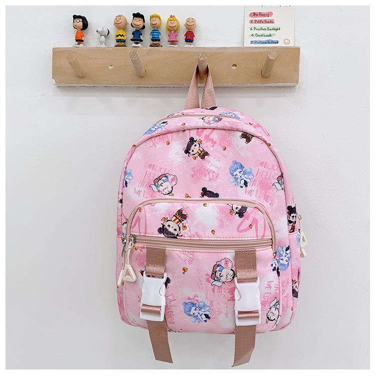 

Школьный рюкзак новый рюкзак для мальчиков и девочек 2-5 лет милый мультяшный школьный рюкзак повседневный универсальный рюкзак тренд розовый