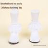 Stylish 3D Lace Trim White Princess Socks - Breathable, Comfortable Children's Design