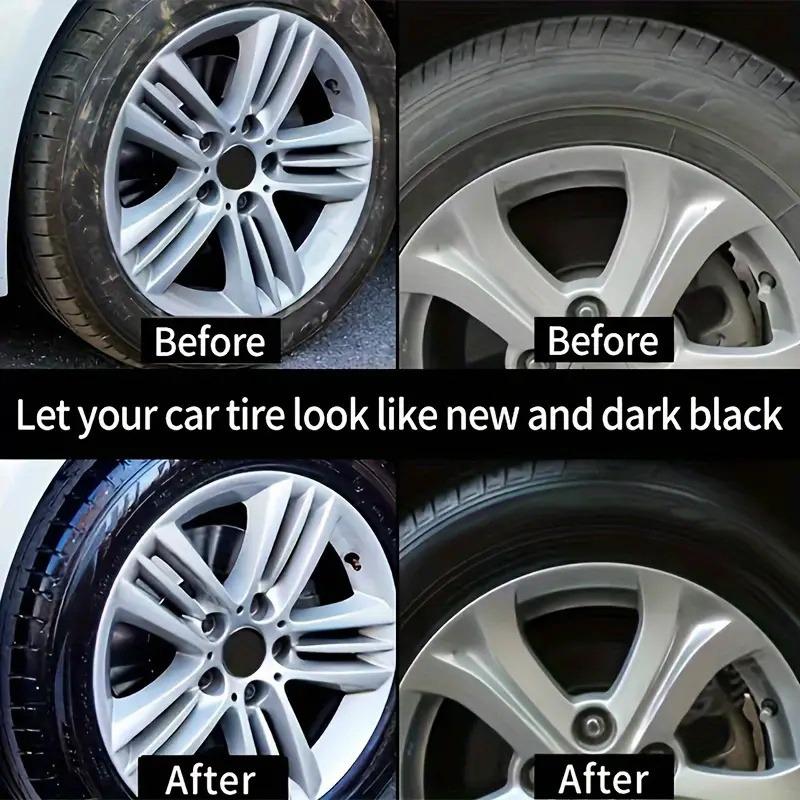Plastic Refurbishing Wax - Instant Scratch Repair and Tire Brightener for Cars, Bikes, and Motorcycles - Durable Gloss Restorer