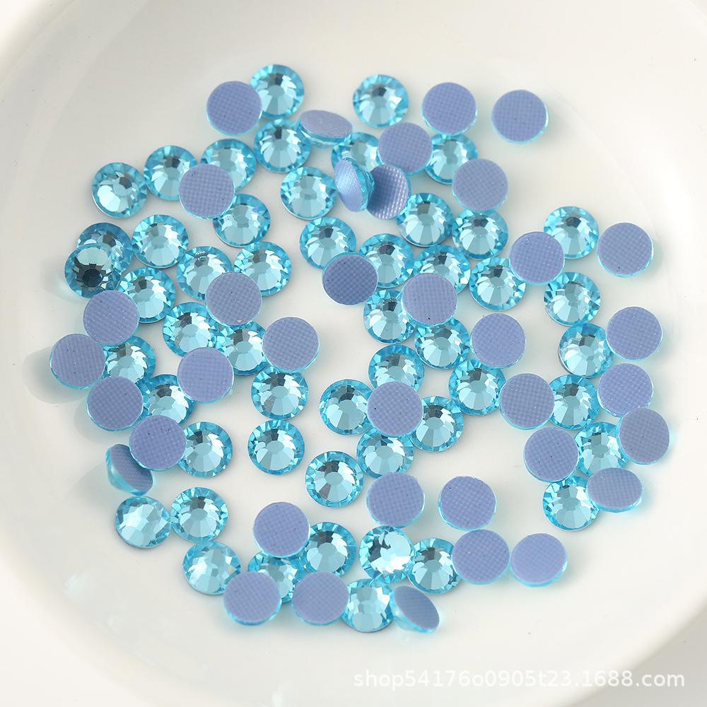 

1,5-7 3 мм Стразы с плоским дном, Стеклянные глазурованные Горячие бриллианты DIY Ювелирные изделия Аксессуары для одежды SS30/6.3-6/288 pcs a pack озеро синий
