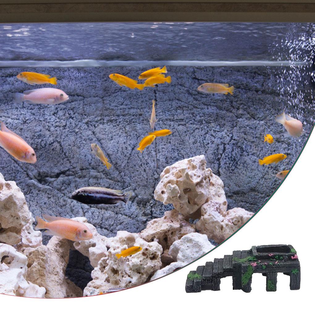 Turtle Basking Platform Waterproof Aquarium Landscaping Hiding Caves Lightweight Climbing Platforms Reptile Turtles