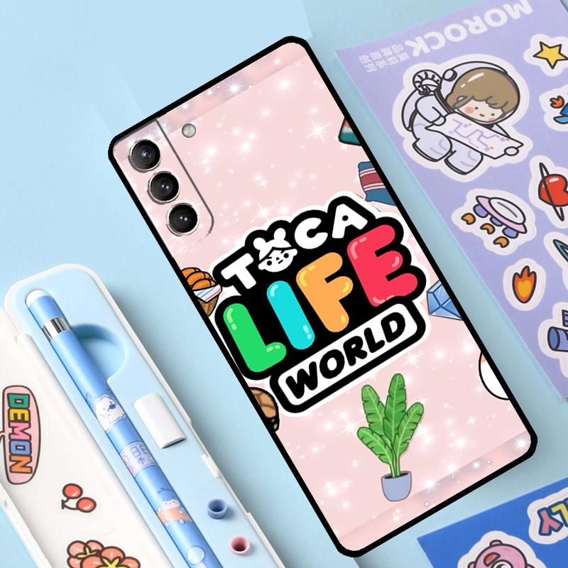 

Чехол Toca Boca Toca Life World для Samsung Galaxy S23 S22 S20 S21 Ultra S8 S9 S10 Note10 Plus Note20 Ultra S20 FE Galaxy S20
