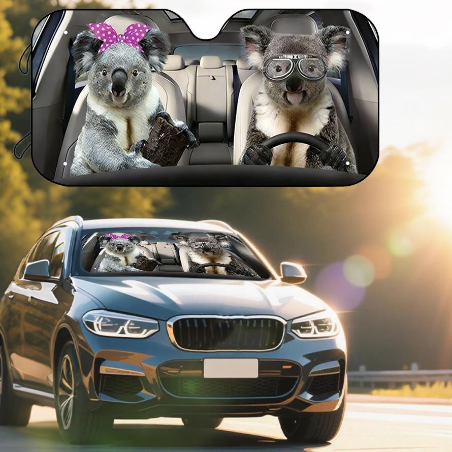 Universal Foldable Car Windshield Sun Visor for Heat and Sun Protection